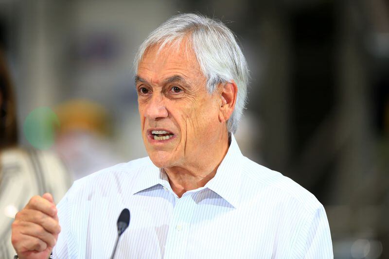 El presidente Sebastián Piñera pidió al congreso que se aprueben las elecciones en dos días.