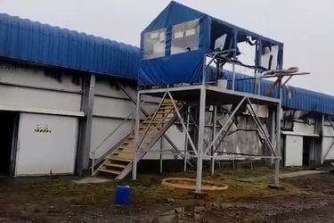 Desconocidos queman instalaciones de criadero de peces en Vilcún, región de La Araucanía