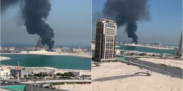 Incendio Qatar