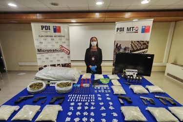 PDI detiene a banda criminal en Puente Alto: incautaron más de $100 millones en droga