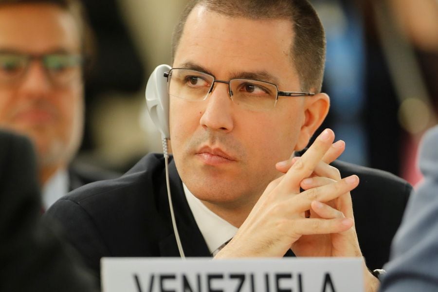 Venezuela's Foreign Minister Arreaza attends the Human Rights Council in Geneva