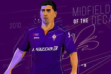 Hinchas de la Fiorentina ponen a David Pizarro dentro del equipo de la década