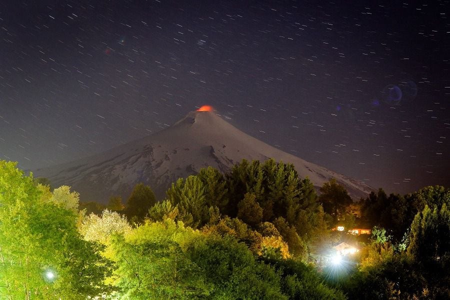 volcan villarrica enero 2019 Agencia UNO