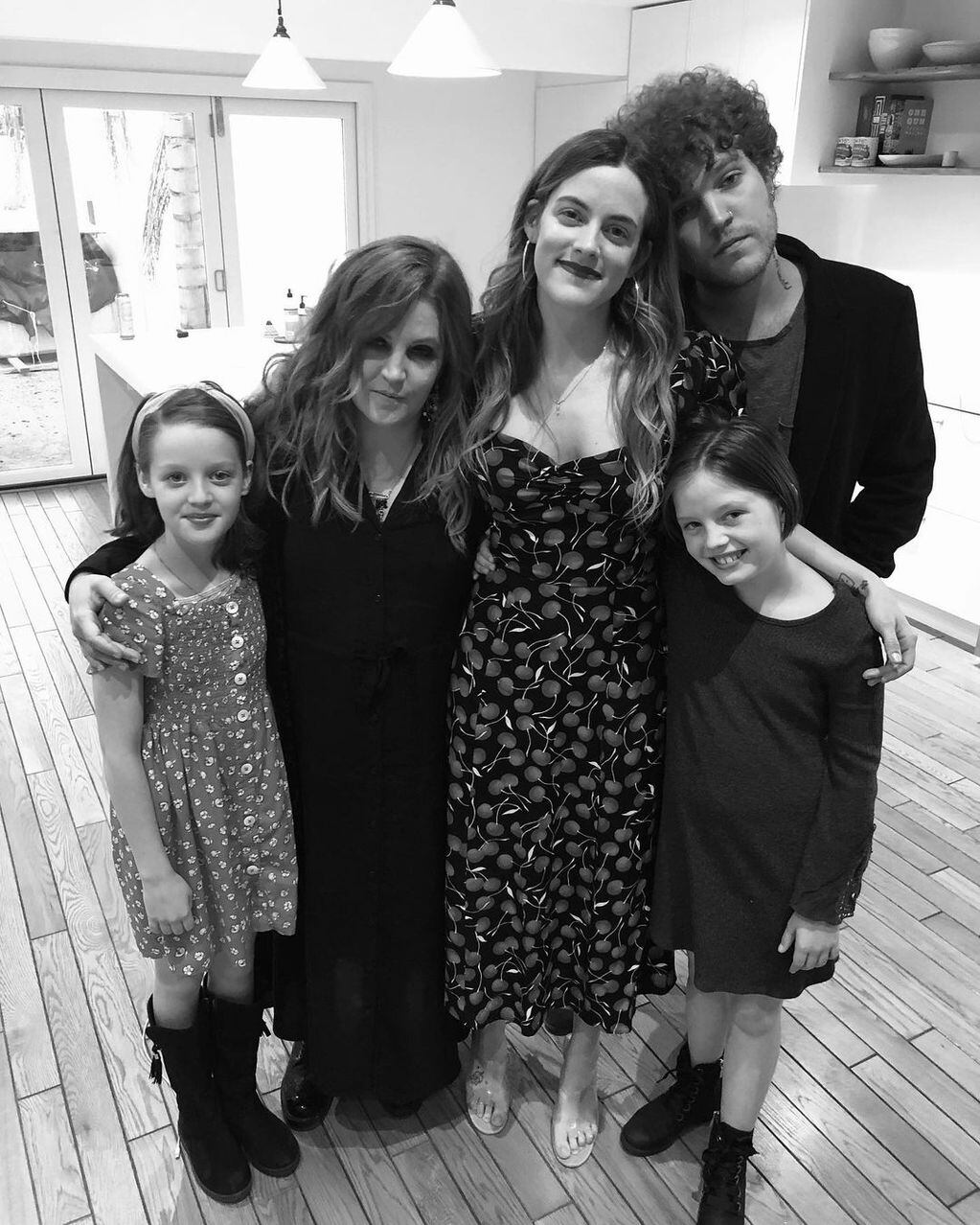 Lisa Marie Presley y sus hijos