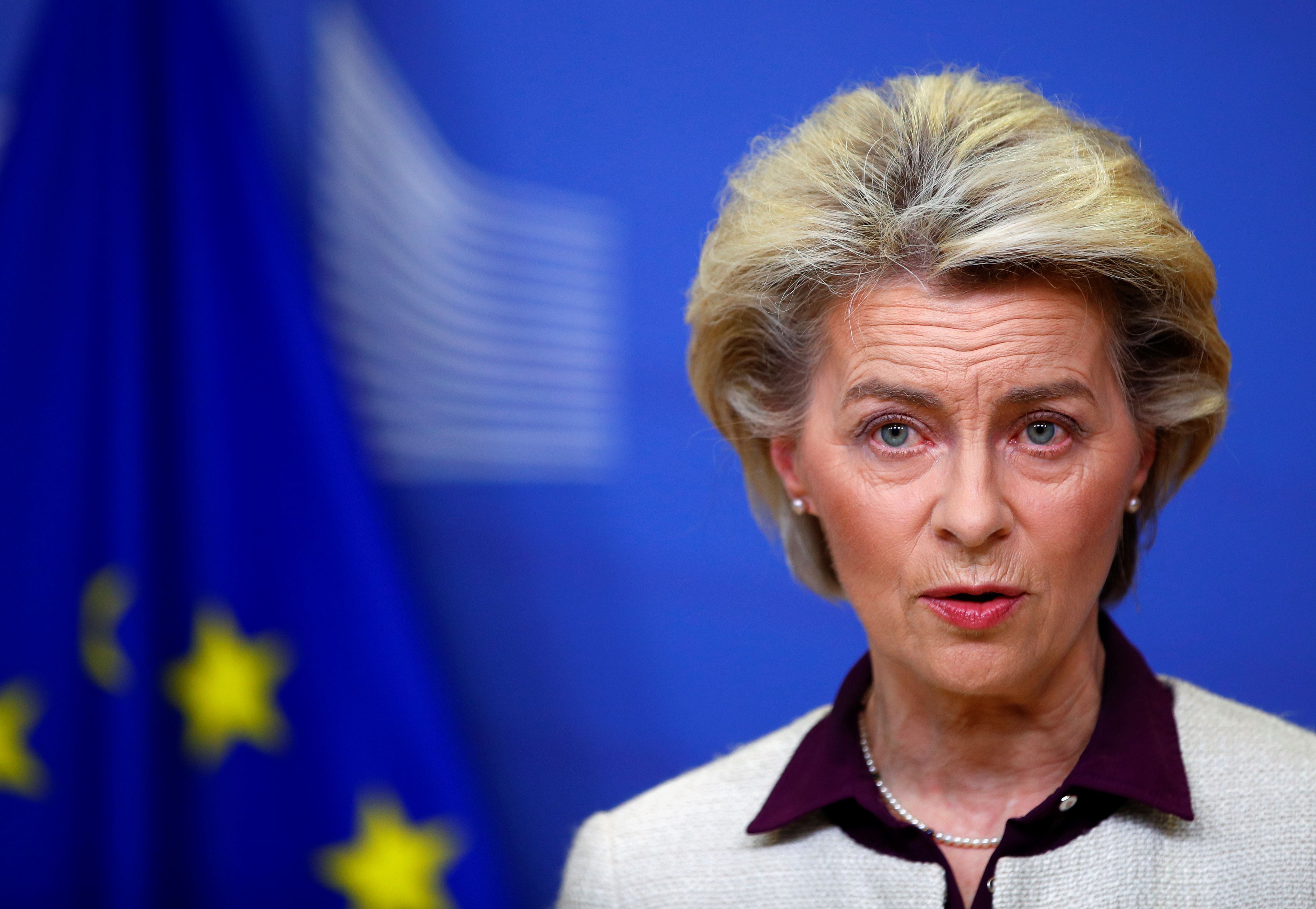 Ursula von der Leyen, presidente la Comisión Europea. Foto: Reuters