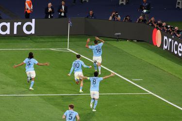 Revisa el gol de Rodri que le está dando su primera Champions League al Manchester City