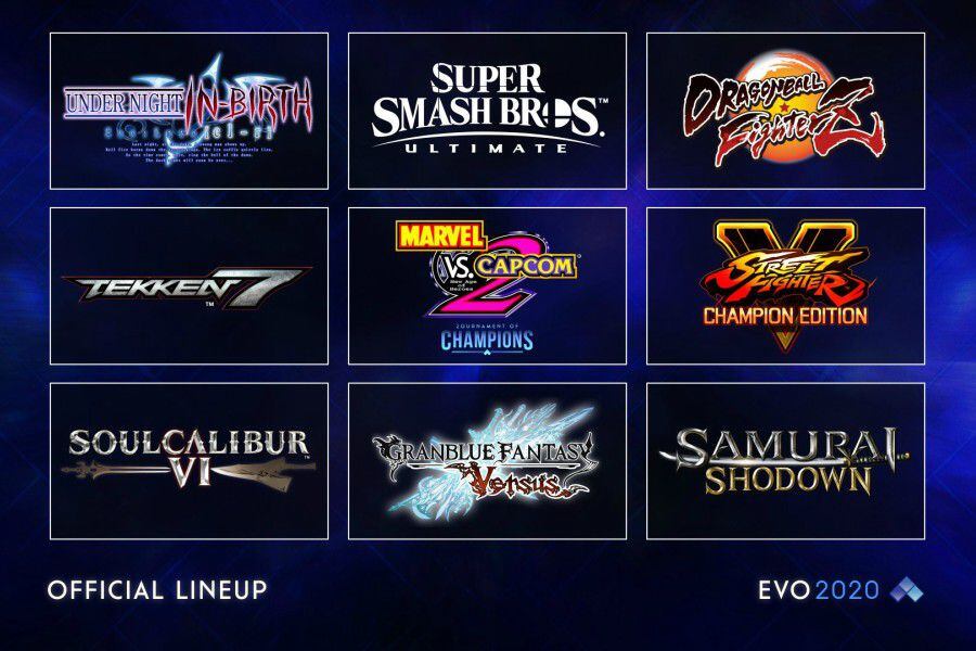 EVO2020-lineup