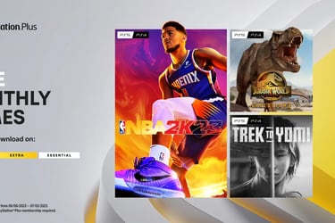 NBA 2K23, Jurassic World Evolution 2 y Trek to Yomi son los juegos que llegan a PlayStation Plus en junio