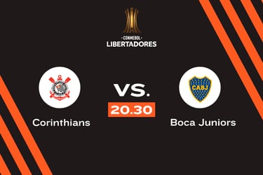 Corinthians vs. Boca Juniors, 20.30 horas