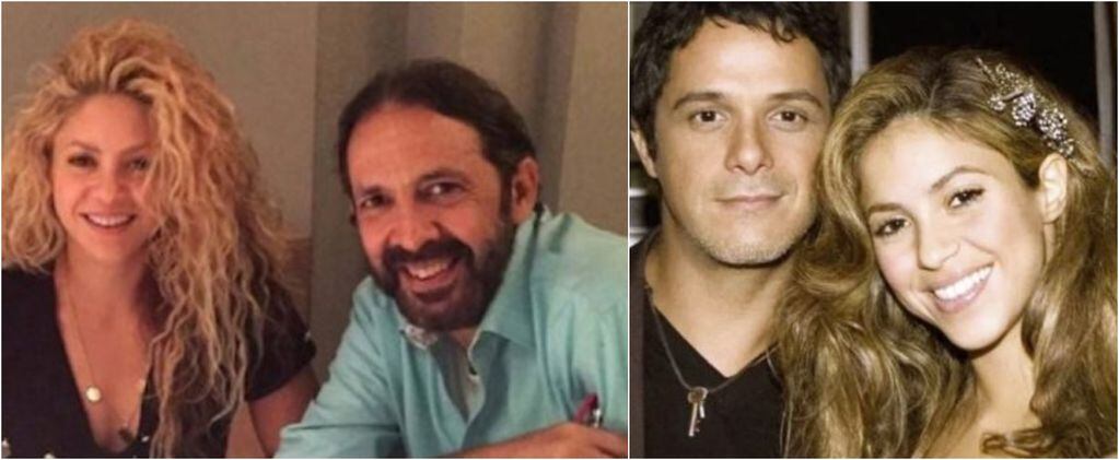 Shakira junto a Juan Luis Guerra y Alejandro Sanz