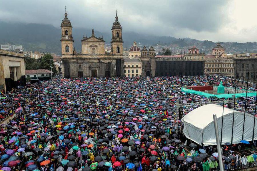 Los colombianos se apoderan de las calles para protestar contra el Gobierno