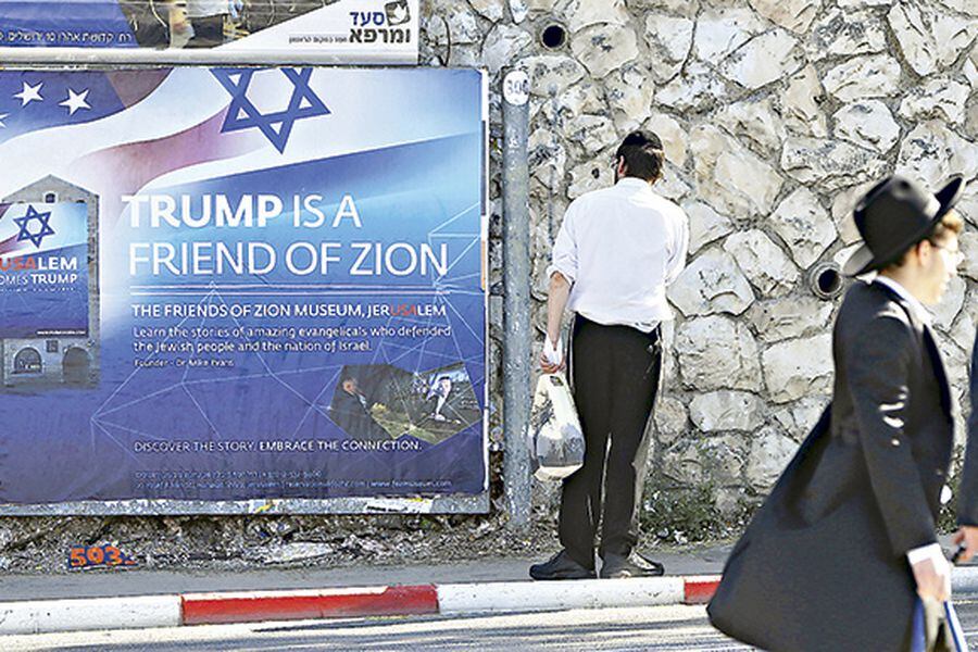 cartel visita de Trump a Israel