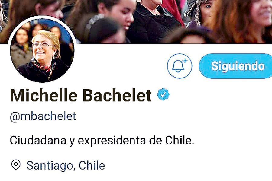 Imagen bachelet RRSS