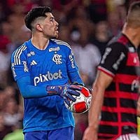 El ninguneo del arquero de Flamengo a Palestino