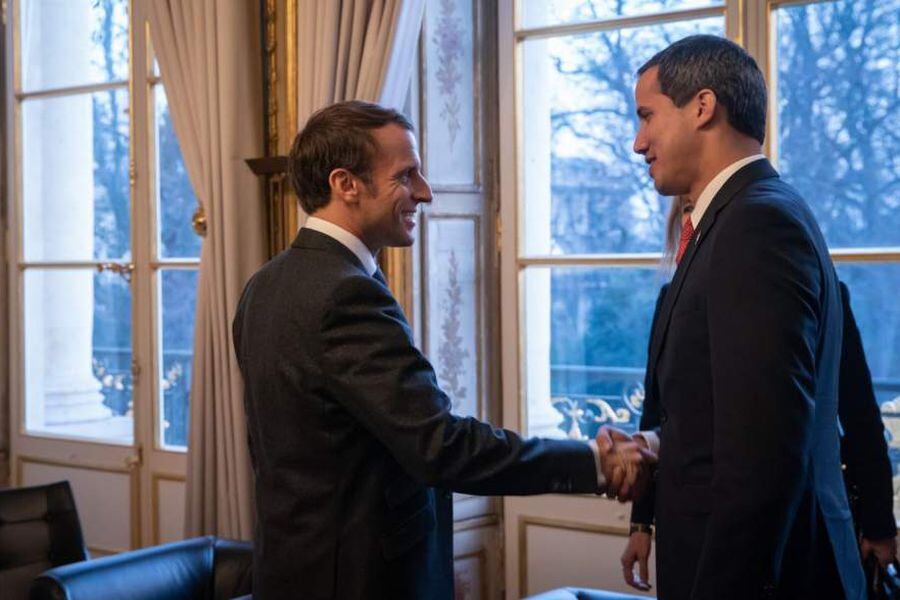 Guaidó y Macron