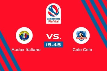Audax Italiano vs. Colo Colo EN VIVO Campeonato Nacional fecha 18 cuándo juega Colo Colo dónde juega Colo Colo dónde ver por TV