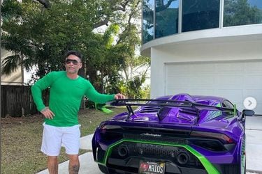 El último lujo de Marcelo Ríos: presenta su espectacular Lamborghini Huracán STO