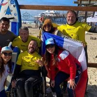 El Team Chile de Parasurf consigue tres podios en el Mundial de Pismo