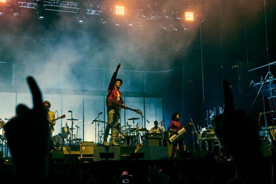 Arcade Fire by Cambria Harkey Lollapalooza 2017