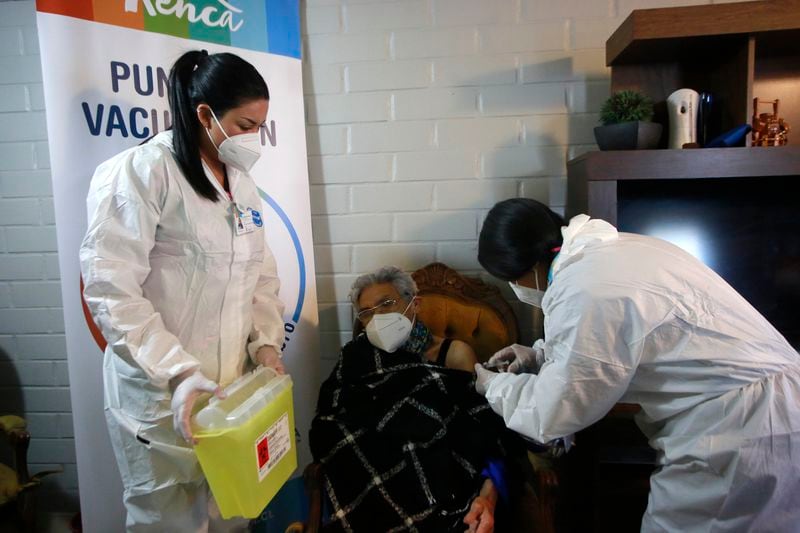 Vacunación a domicilio en Renca.