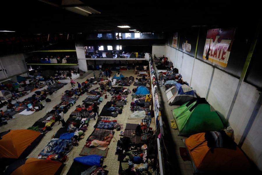 Migrantes en Tijuana