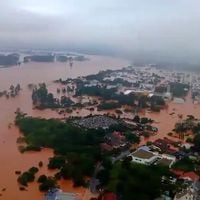 Los dramáticos registros que dejan las fuertes lluvias en Brasil