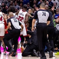 La feroz pelea en el partido de los New Orleans Pelicans y Miami Heat que terminó con cuatro expulsados