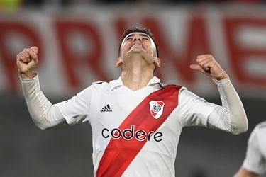La especial dedicatoria de Pablo Solari en su noche soñada con la camiseta de River Plate