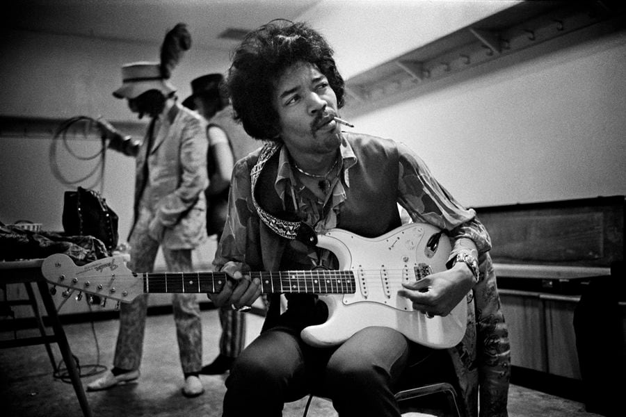 Jimi Hendrix: una línea del tiempo con sus guitarras eléctricas - La Tercera