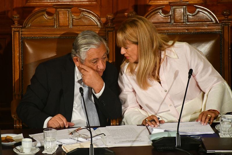 La ministra vocera del máximo tribunal Ángela Vivanco.