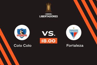 ¿A qué hora juega Colo Colo vs. Fortaleza por la Copa Libertadores? ¿Qué necesita el Cacique para clasificar?
