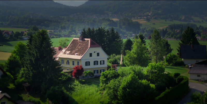 La casa de la infancia de Arnold Schwarzenegger en Austria (Netflix)