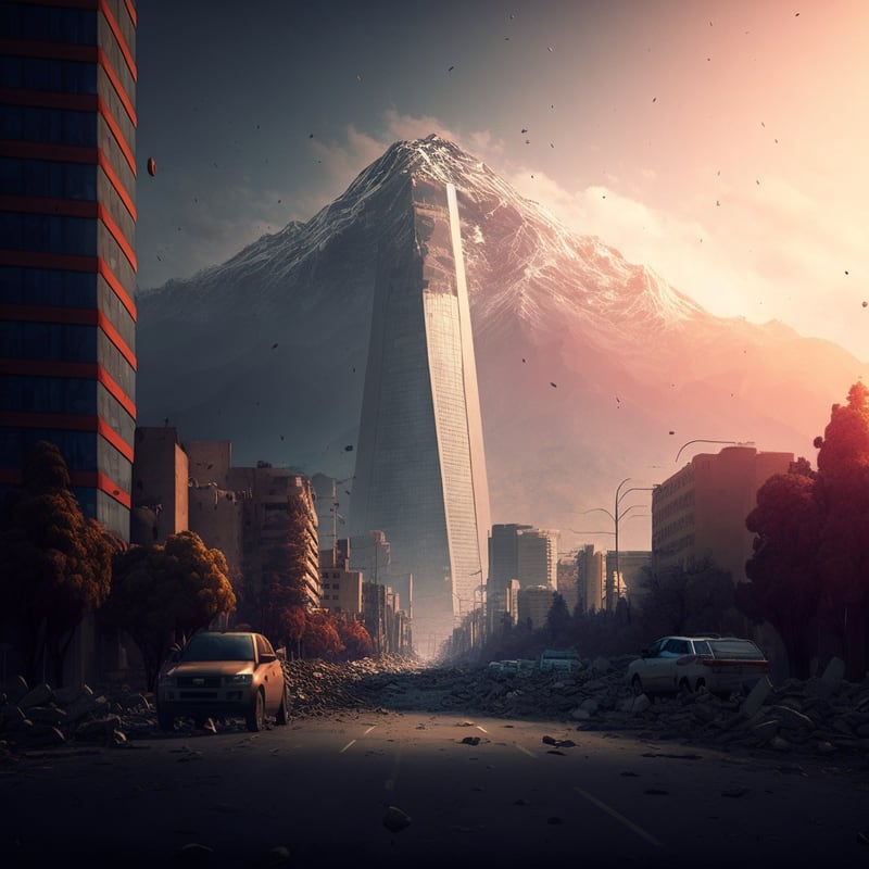 El devastador efecto de un gran terremoto en Chile, según la Inteligencia Artificial
