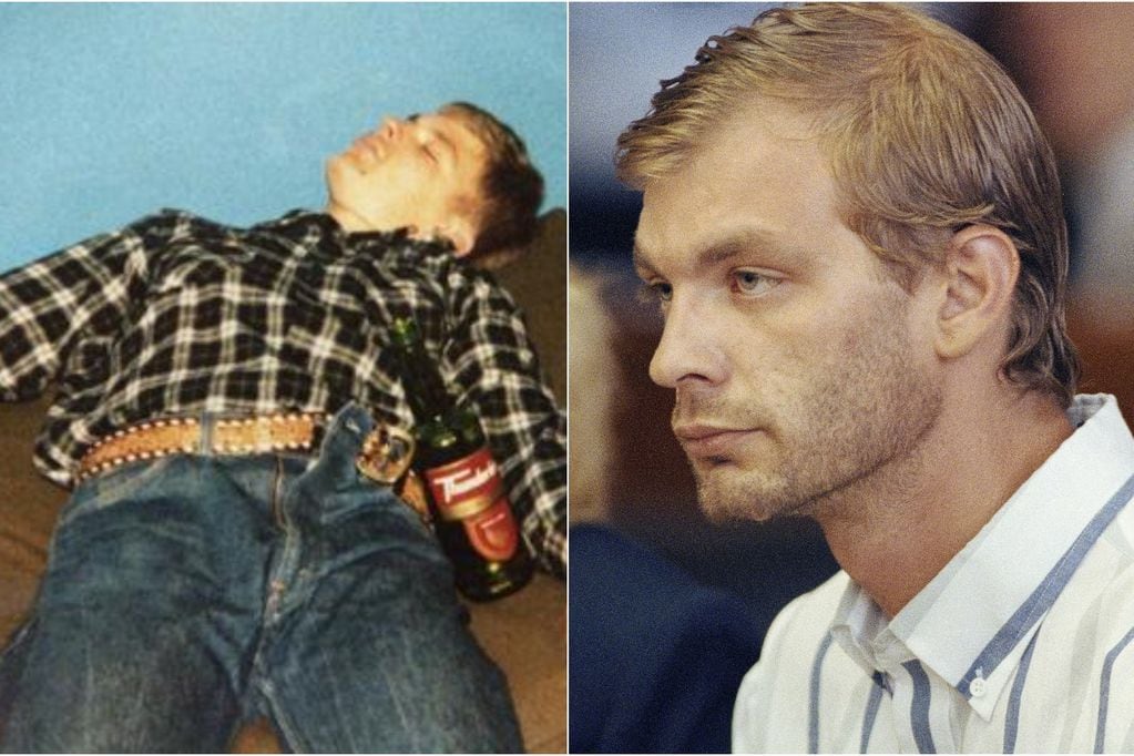 Jeffrey Dahmer durmiendo y en el juicio