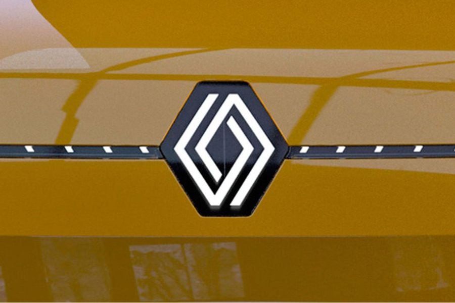 Renault presenta su nuevo emblema y deja el rombo con una imagen más retro  - La Tercera