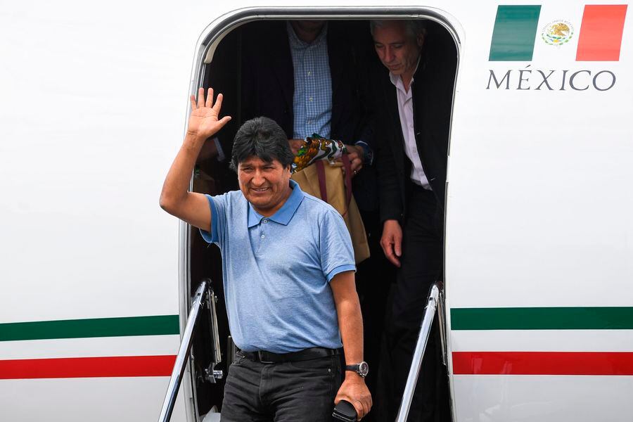 MEXICO-BOLIVIA-CRISIS-MORALES-ARRIVAL