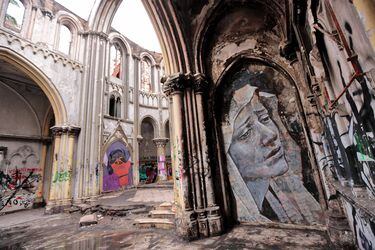 El adiós de la iglesia de Carabineros que cedió al vandalismo
