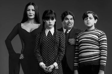 Así se verán los Locos Addams en la nueva serie de Wednesday dirigida por Tim Burton