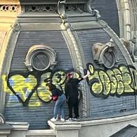 “Una situación lamentable”: cúpula del Museo Nacional de Bellas Artes es rayada con grafitis