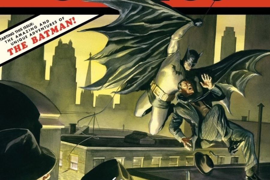 Alex Ross revive la primera aparición de Batman con una espectacular  portada para Detective Comics #1000 - La Tercera