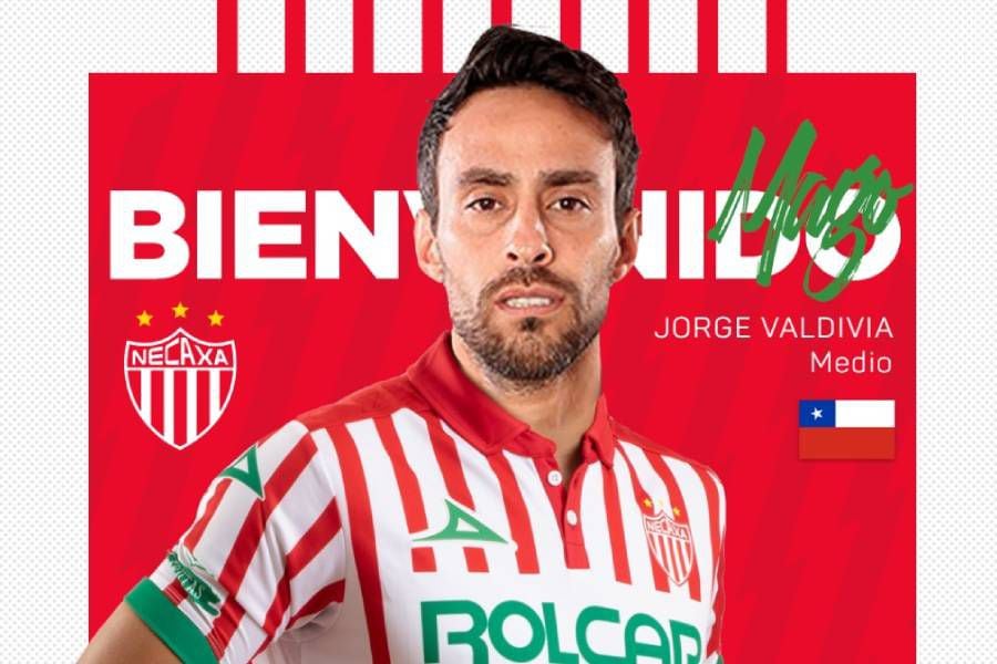 Jorge Valdivia fue anunciado como nueva incorporación del Necaxa.
