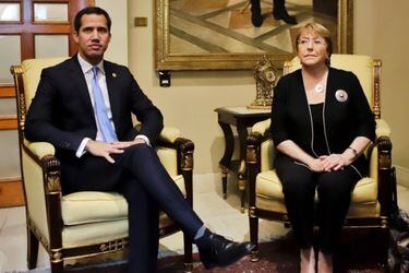 Bachelet y Guaidó