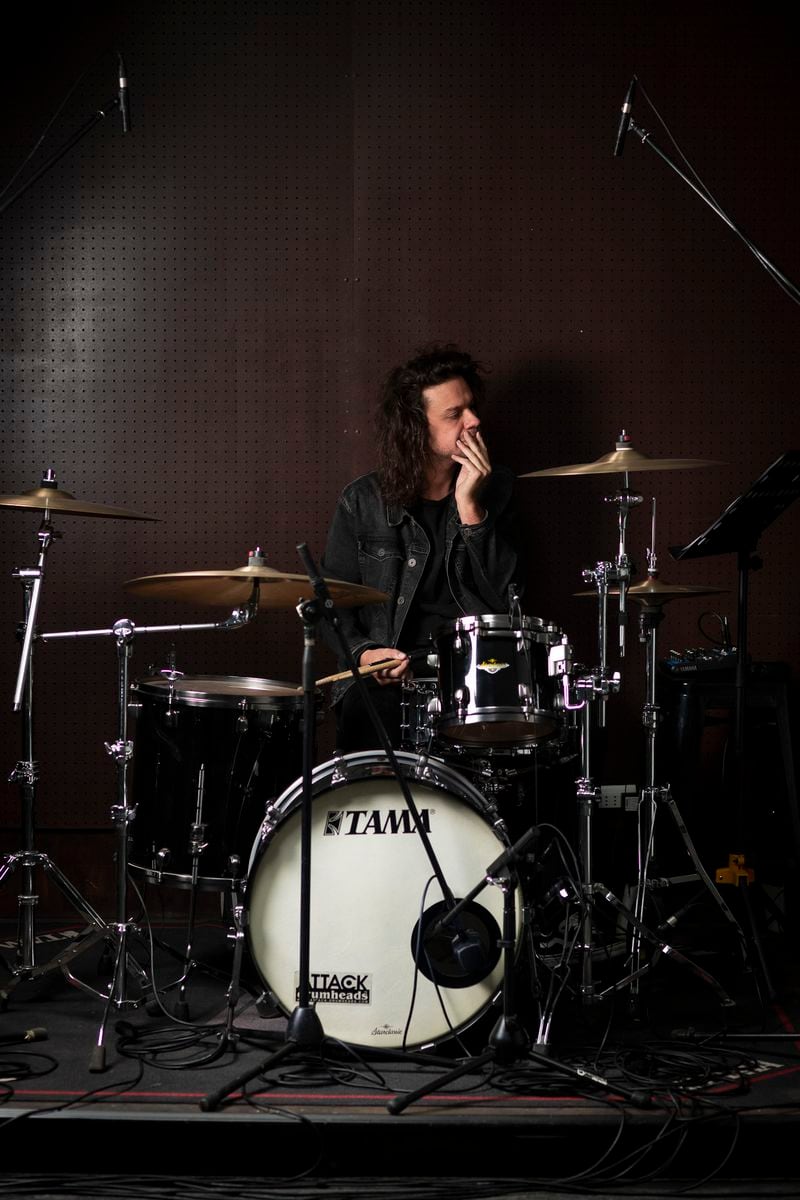 Diego Fuchslocher, baterista chileno. Fotografía de Jaime Valenzuela.