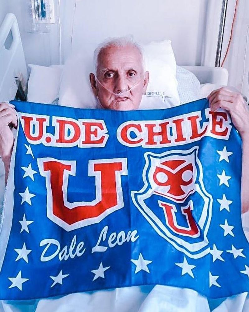 Leonel Sánchez en el hospital.