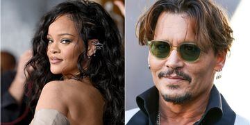 Johnny Depp y Rihanna