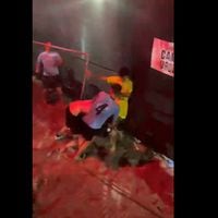 Video: partido de fútbol playa termina con violenta pelea entre jugadores uruguayos e hinchas chilenos
