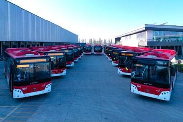La Región Metropolitana suma 70 nuevos buses eléctricos de la marca Foton