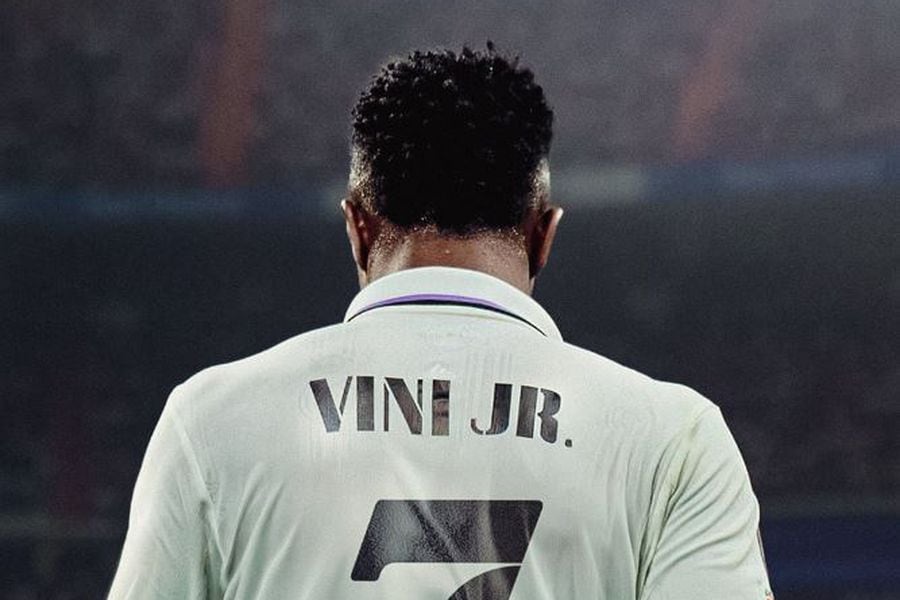 Vinicius Junior utilizará la camiseta número 7 durante la próxima temporada.