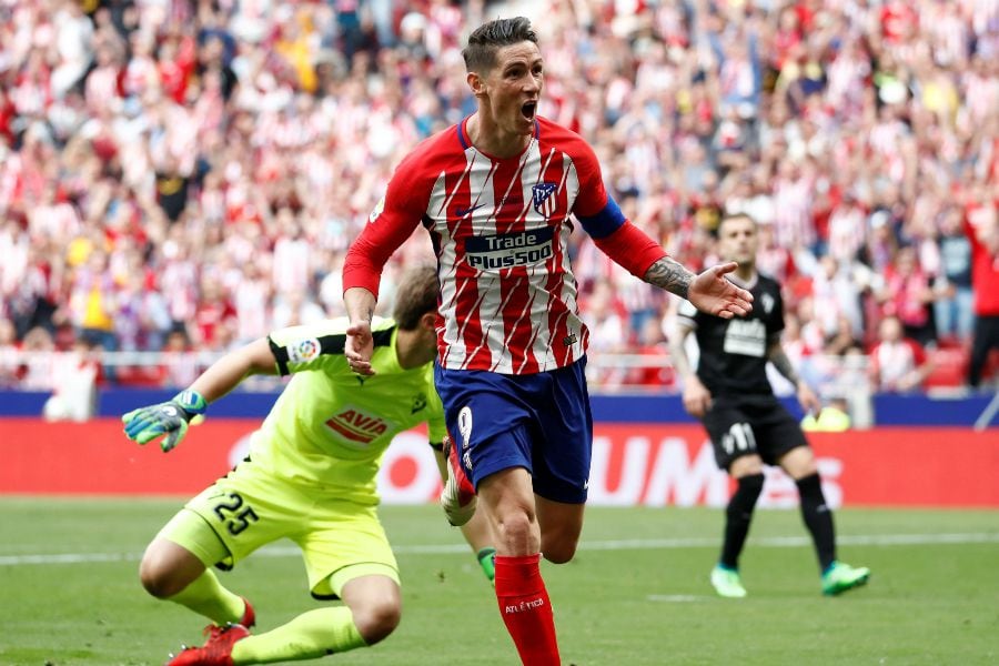 El Niño Torres brilla en su última vez con Atlético de Madrid - La Tercera