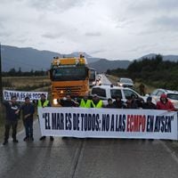 Gremios de Aysén se manifiestan y hacen llamado a frenar Ley Lafkenche y Sofofa advierte sobre consecuencias de su aprobación